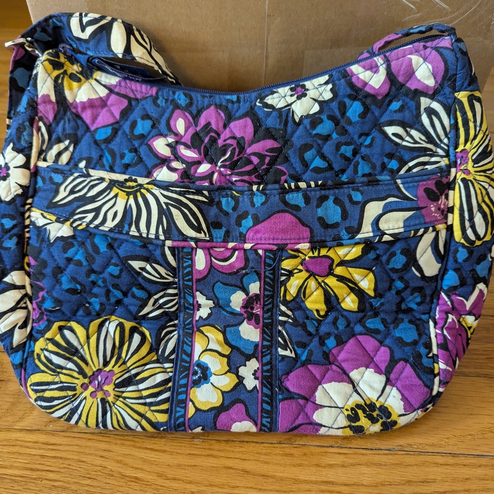 Floral Quilted Shoulder Bag - Multicolor
